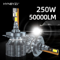 Hynbyzj 6000พัน250วัตต์ H4หลอดไฟ LED คู่ทองแดงไฟ LED สำหรับรถยนต์ H1 H8 H9 H7 9005 HB4 9006 LED หลอดไฟหน้า *