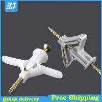 Butterfly Drywall Anchor Expansion Screw For Plasterboard Wall Plug With M3.5 Self Tapping Screw Nails Screws Fasteners