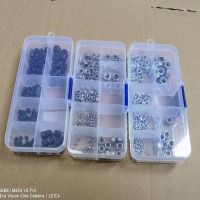 100pcs/box DIN985 M2-M6 stainless steel Self-locking Nut Lock Nut Locknut Slip Nylon Hex Nut Assortment Kit