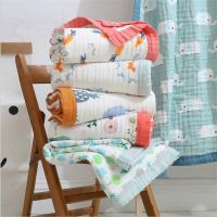 ♠ 29 Style Baby Blanket Muslin Cotton 6 Layers Newborn Swaddling Autumn Baby Warp Swaddle Blanket Infant Bedding Receiving Blanket