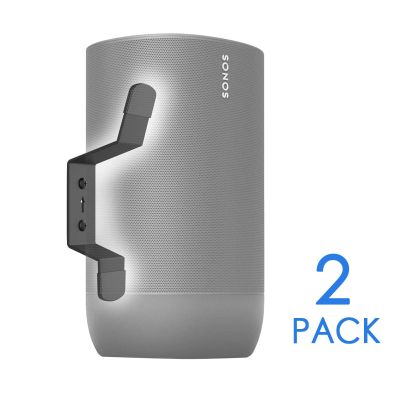 【big-discount】 ที่ยึดผนังสำหรับ Sonos Move (คู่) ในร่มและกลางแจ้ง Mount ,Smart Portable Speaker Holder