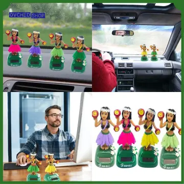 Solar Powered Dancing Bobble Head Beer Dog Educational Toy Car Ornament Toy  Kids
