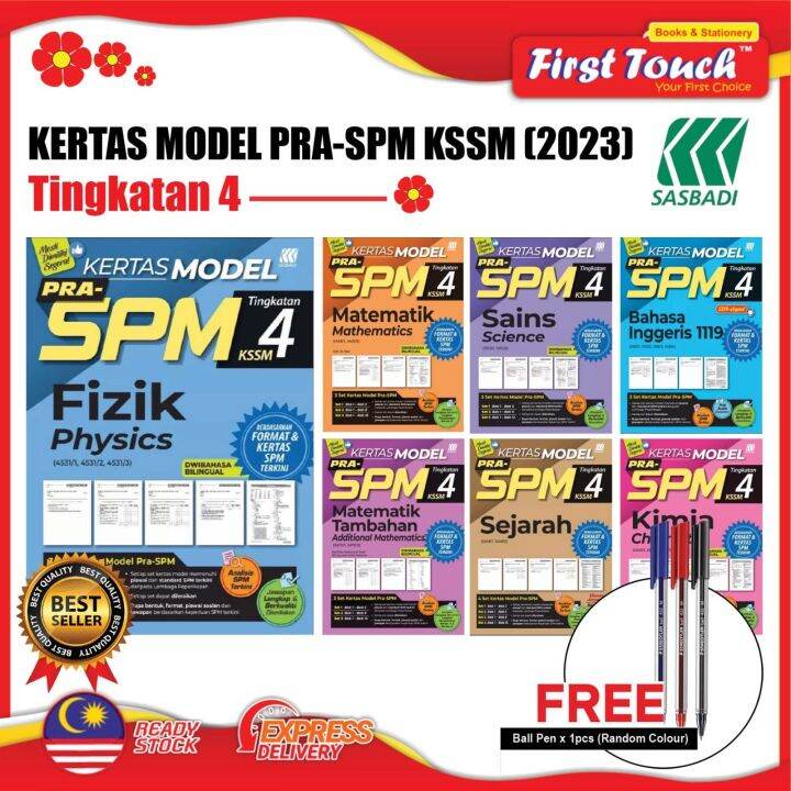 [sasbadi] Buku Latihan Kertas Model Pra Spm Kssm Tingkatan 4 2023