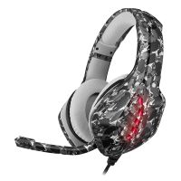 Camouflage Wired Gaming Headphone Deep Bass Headset Computer Gamer Earphone with Mic for PC Computer Phone Laptop