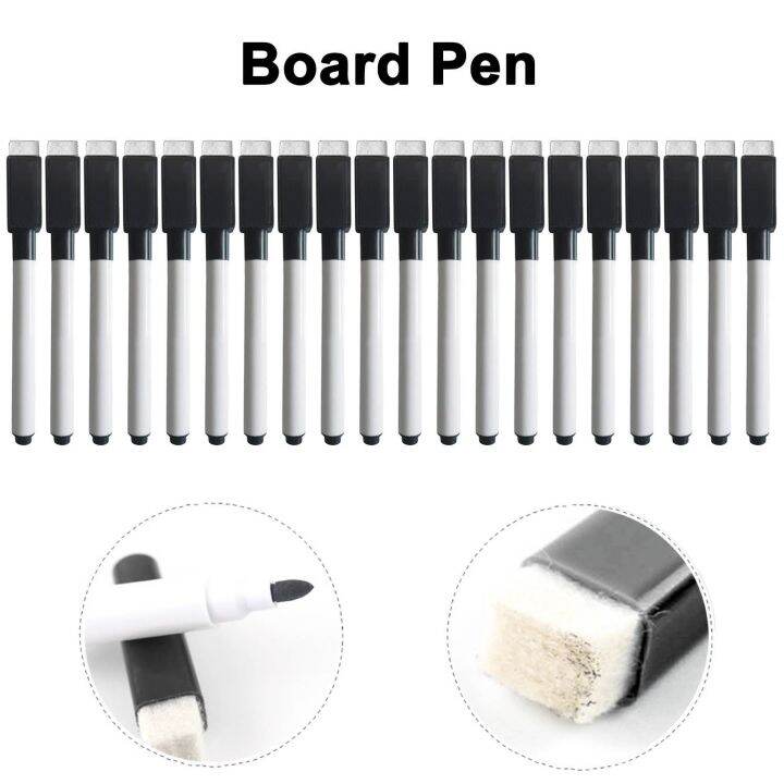 20pc-black-marker-pens-magnetic-whiteboard-dry-erase-pens-built-inerasers-cap-for-office-classroom-writing-supplies