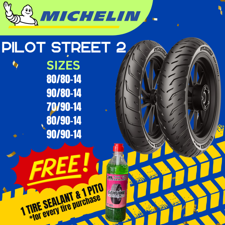 MICHELIN MOTO TIRES PILOT STREET 2 RIM 14 Lazada PH