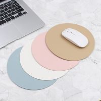 ☇✈❣  Round Square Shape PU Mousepad Waterproof Mouse Pads Desk Table Disc Mat Gaming Mouse Mat Coaster for Laptop Computer