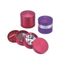 [COD] Customized 56mm four-layer smoke grinder two-color herb cross-border supply wholesale