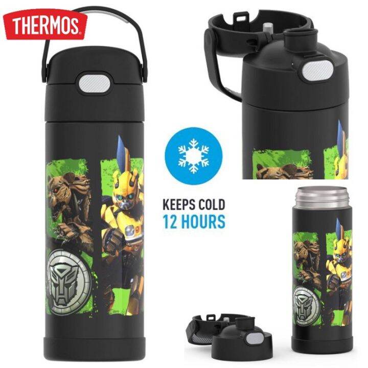 กระติกน้ำ-thermos-funtainer-16oz-ยกดื่ม-กระติกน้ำสูญญากาศ-เก็บร้อน-เย็น-ได้-12-ชั่วโมง