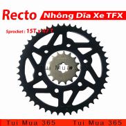 HCMNhông 15T và Dĩa 47T Recto xe Yamaha TFX R15 Fz M-SLAZ Suzuki Fx  Thái