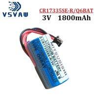 VSVAW 3V 1800MAh Q6BAT CR17335 ER2 3A PLC พร้อมปลั๊กสำหรับ Mitsubishi สำรองแบตเตอรี่อุตสาหกรรม