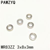 ♣ 100pcs MR83ZZ MR83 2Z 3x8x3mm Deep Groove Ball Bearing Metal Shielded Miniature Bearings