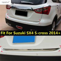 ด้านหลัง Trunk Tailgate ประตู Tail Strip Molding ตกแต่งสำหรับ Suzuki SX4 S-Cross 2014-2022สแตนเลสอุปกรณ์เสริม