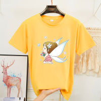 BK-307*เสื้อยืดแขนสั้นพร้อมส่ง 8สี ลายการ์ตูน ขายดีตามเทรนต์ ลายน่ารัก สีสันสดใส่น่ารัก ใส่ได้ทั้งหญิงและชาย (S-3XL) **ปลีก-ส่ง***