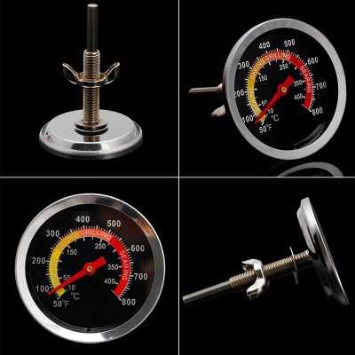 ✺✈ Meter Smoker Thermometer Barbecue Stainless Kitchen Baking 10-400℃ Temperature Steel Cooking Temperature Gauge