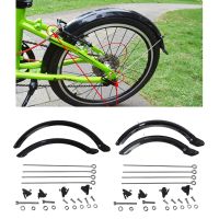 Durable Folding Bike Mud Guard 14 39; 39; 20 39; 39; Wheel Bicycle V-Brake Mudguard Set Bicycle Fenders Bicycle Parts