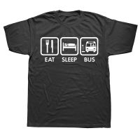 Novelty Awesome Eat Sleep Bus Driver T Shirts Graphic Streetwear Short Sleeve Birthday Gifts Summer Style T shirt Mens Clothing XS-6XL