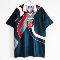 2022 2023 ล่าสุด เสื้อกีฬาแขนสั้น ลายทีมชาติฟุตบอล Wales away 1994/95 วินเทจ ไซซ์ S-XXL AAA