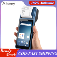 Aibecy 1D เครื่องเสียงมือถือแอนดรอยด์11เครื่องพิมพ์ใบเสร็จ POS,รองรับเทอร์มินัล PDA 2สแกนนิ่งบาร์โค้ด4G Wi-Fi สื่อสารผ่าน BT กับ5.0 In-Ch หน้าจอสัมผัสกว้าง58มม. พิมพ์ลายฉลากความร้อนสำหรับซูเปอร์มาร์เก็ตร้านอาหารคลังสินค้าสินค้าคงคลังค้าปลีก