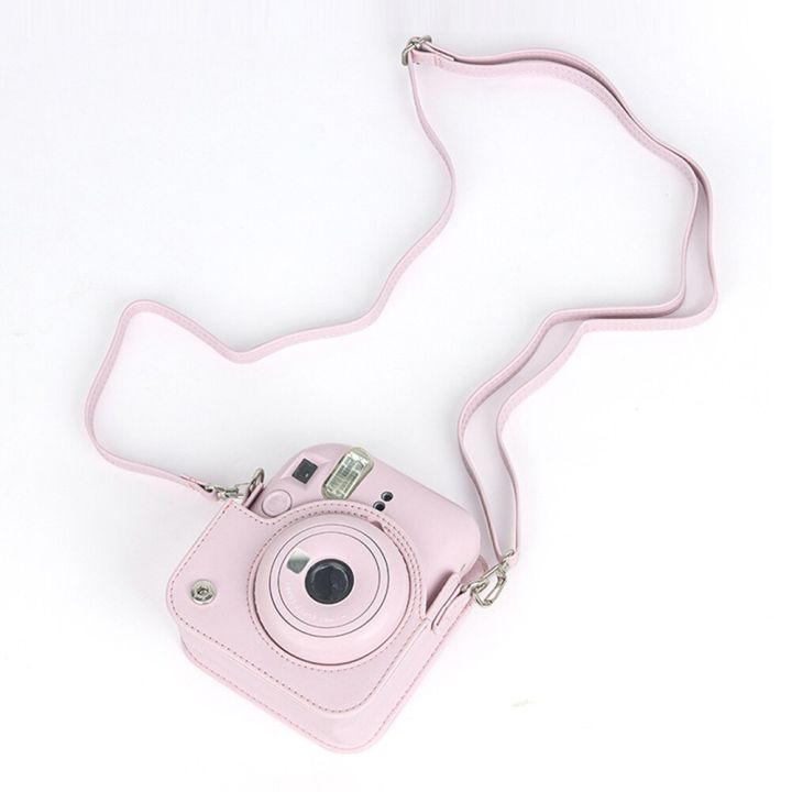 สำหรับ-fujifilm-mini-12เคสกล้องหนัง-pu-กระเป๋าครอบกล้องสำหรับ-fujifilm-instax-mini12กระเป๋ากล้องโพลารอยด์พร้อม-tali-bahu