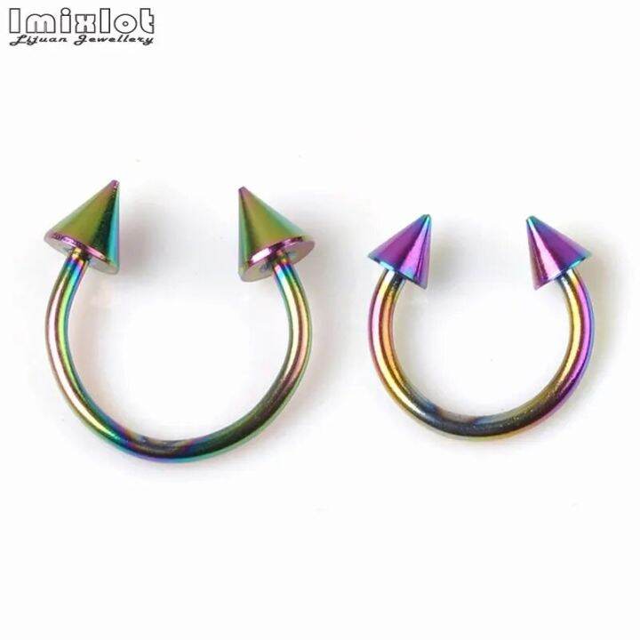 Circular barbell hot sale in nostril