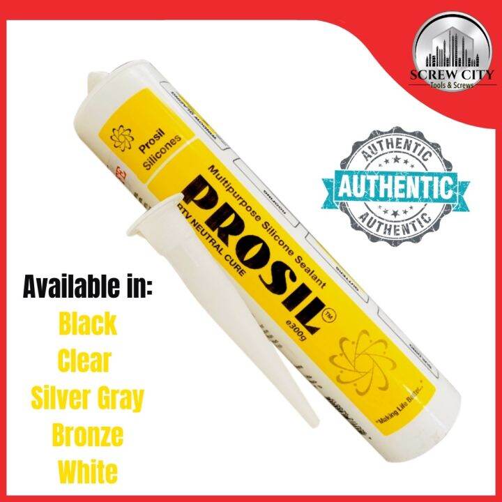 COD PROSIL SILICON/SEALANT and CAULKING/SEALANT GUN Multipurpose Silicon Sealant black Lazada PH