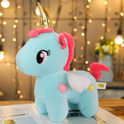 Kawaii Soft Unicorn Stuffed Plush Toy Animal Toys Baby Kids Appease Sleeping Pillow Doll Birthday Christmas Gifts for Girls