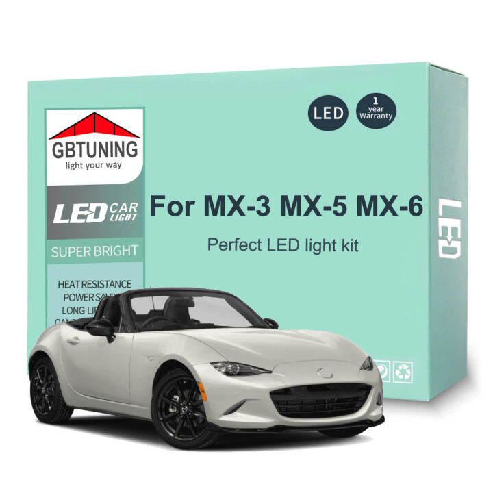 LED Interior Light Bulb Kit For Mazda MX-3 MX-5 MX-6 Miata MX3 MX5 MX6