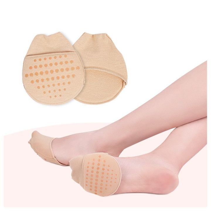 womens-invisible-toe-cover-with-padding-toe-topper-liner-socks-non-skid-bottom-for-high-heels-insert-insole-heel-protector-shoes-accessories