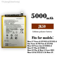 5000mAh Original JK50 Battery For Motorola MOTO G7 Power One Power/G8 Power/E7 Plus/G9 Play/P30 Note/G9 Play/G10 Phone Batteries new brend Clearlovey