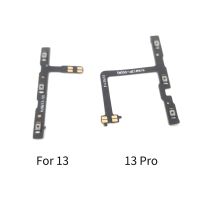 10PCS สําหรับ Xiaomi 13/13 Pro / 13 Lite ปุ่มปรับระดับเสียง Flex Cable สวิตช์กุญแจด้านข้างเปิดปิดปุ่มควบคุมชิ้นส่วนซ่อม