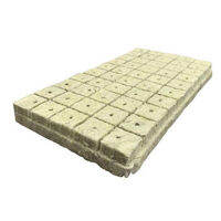 Stanb 50Pcs Rockwool Grow Cube Hydroponics การงอกการซึมผ่านของอากาศที่ดีเส้นใยพืชลูกบาศก์แพร่พันธุ์สำหรับ Home