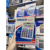 [สินค้าพร้อมส่ง ̷ ♡⃣] เครื่องคิดเลข OSALO รุ่น OS-2M 12หลัก แถมถ่าน RICHMAN.