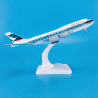 ABaza ขายร้อนสังกะสี Ally วัสดุ1:350 20ซม. ล้อเครื่องบิน Aircrafts Boeing B747-400 Cathay Pacific เครื่องบิน ModelM