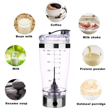 Electric Coffee Protein Shaker Blender My Water Bottle Automatic Movement  Vortex Tornado 450ml Free Detachable Smart Mixer Cup (2)
