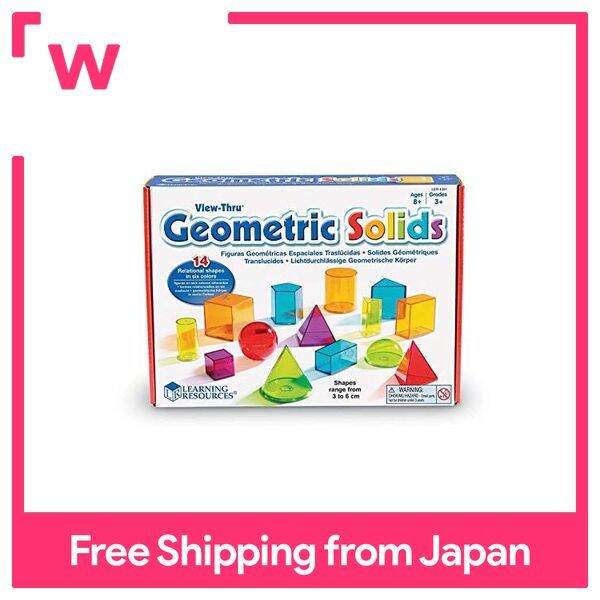 Learning Resources Mathematics teaching materials Transparent solid