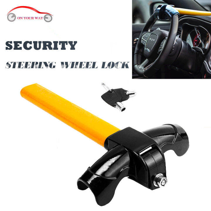 【Ready Stock】Car Steering Wheel Lock Premium Quality Strong Durable