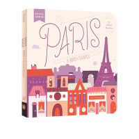 Hello world Paris shape Book English Enlightenment paperboard Book parent-child happy time childrens bedtime story picture book