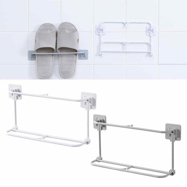 cc-shoes-hanger-slippers-drain-storage-rack-shelf-shoe-hanging-holder-organizer-wall-mounted