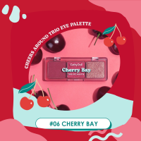 Cathy Doll Cheers Around Trio Eye Palette เชียร์อะราวด์ทรีโออายพาเลท 06 Cherry Bay (สีชัด ติดทน)