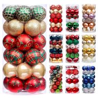 1box Christmas Balls Christmas Tree Ornaments Ball Xmas Hanging Tree Pendants Home Party Decor New Year Gift Noel Navidad Christmas Ornaments