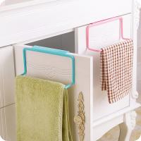 Bathroom Shelves PP Material Towel Holder Rack Hanging Holder Organizer Home Kitchen Cabinet Cupboard Hanger Shelf Saving Space
