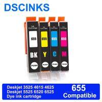 เข้ากันได้กับ Hp 655 655xl ตลับหมึกสำหรับ Hp หมึกแบบสบายๆ Deskjet 3525 4615 4625 5525 6520 6525เครื่องพิมพ์พร้อมหมึกย้อม