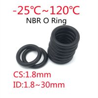 50 Buah Hitam O Cincin Paking CS 1.8Mm Id1.8 Mm 30Mm NBR Mobil Nitril Karet Bulat O Jenis Korosi Minyak Tahan Segel Mesin Cuci