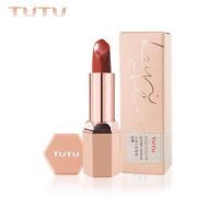 TUTU Kaqi Color Golden Lipstick 4.2g (1 ชิ้น) ลิป TUTU เนื้อมอยส์เจอไรซ์เซอร์ เฮลตี้