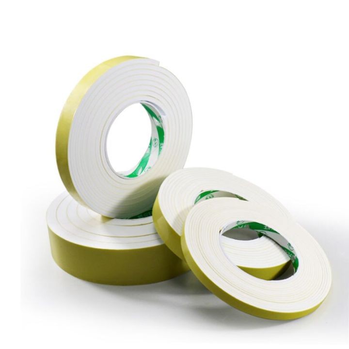 white-thickened-eva-sponge-tape-strong-foam-foam-anti-collision-strip-sound-insulation-sealant-single-sided-adhesive-adhesives-tape
