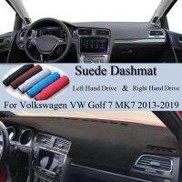 For Volkswagen VW Golf 7 MK7 2013 2014-2019 Suede Leather DashMat Dash Mat Cover Dashboard Pad Sunshade Carpet Car Accessories