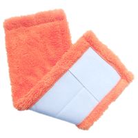 【cw】40*12cm Coral Velet Mop Cloth Rags Replacement Cloth Microfiber Paste Cloth Cover Spray Water Spraying Flat Dust Floor Cleaning 【hot】