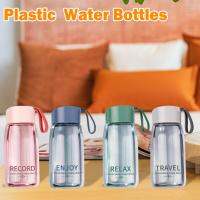 READY STOCK 380ml Transparent Plastic Water Bottles Sports Mug Cup Student Outdoor Portable Water K0H9