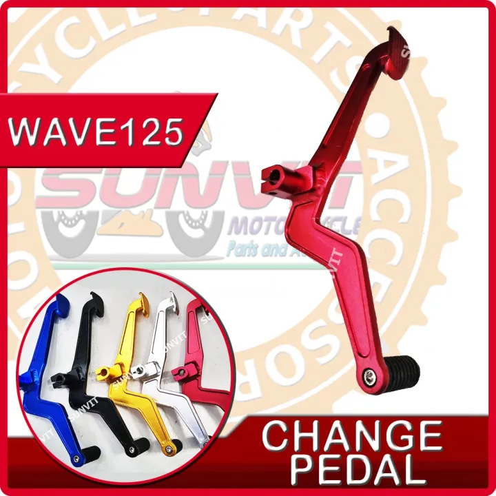 【Ready Stock】 MOTORCYCLE GEAR CHANGE PEDAL ALLOY WAVE125 Lazada PH